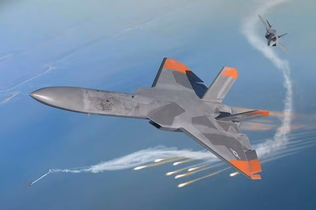 UAV mục tiêu 5GAT sử dụng động cơ và các thành phần khác trên máy bay quân sự đã loại biên của Mỹ, cũng như các hệ thống điều khiển bay hiện có. Kích thước của máy bay mục tiêu 5GAT gần tương đương với máy bay chiến đấu F-16. Ảnh: UAV mục tiêu 5GAT - Nguồn: Sina