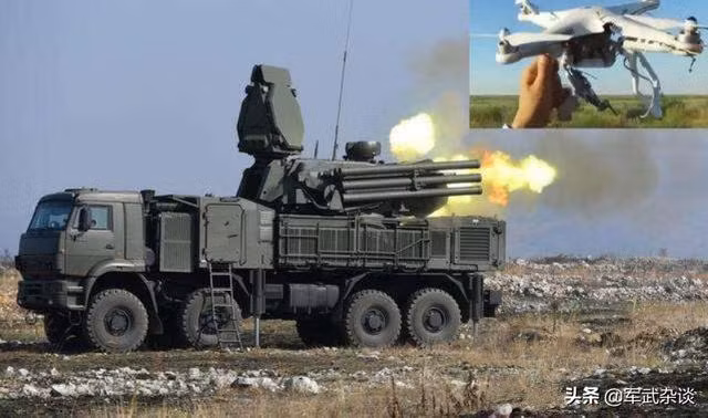 Tuy nhiên quân đội Nga không phải là quân đội Armenia. Cuộc chiến tại Syria đã chứng minh rằng các hệ thống tên lửa phòng không dã chiến như Pantsir S-1 hay Tor-MiG-21 cùng các hệ thống phòng không tầm xa khác rất hiệu quả trong việc đánh chặn các loại UAV hoặc tên lửa hành trình. Ảnh: Ngay cả những UAV nhỏ hơn cũng đã bị Nga đánh chặn - Nguồn: Sina