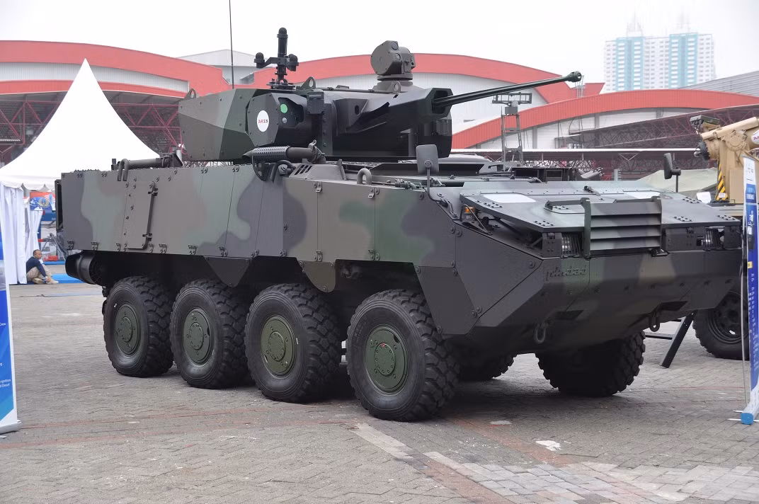 Cụ thể, Indonesia sẽ đặt hàng tổng cộng 23 xe bọc thép chở quân Pandur II trong năm 2021 tới đây theo như hợp đồng được nước này ký kết với Cộng hoà Séc. Nguồn ảnh: BMDP.