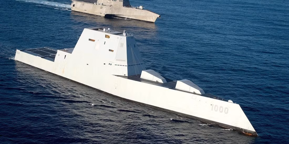 Đây là một tin rất vui với Hải quân Mỹ và BAE Systems khi mà sau gần 5 năm kể từ khi nhập biên chế, cuối cùng thì khu trục hạm USS Zumwalt cũng đã sẵn sàng chiến đấu. Nguồn ảnh: BI.
