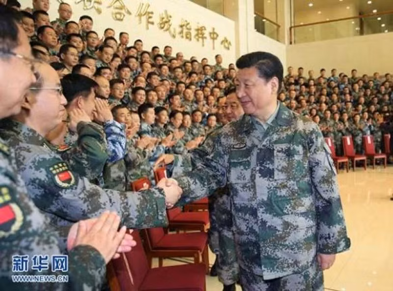 Hầm trú ẩn tuyệt mật này thuộc Trung tâm Chỉ hủy Tác chiến Hỗn hợp của Quân ủy Trung ương Trung Quốc.
