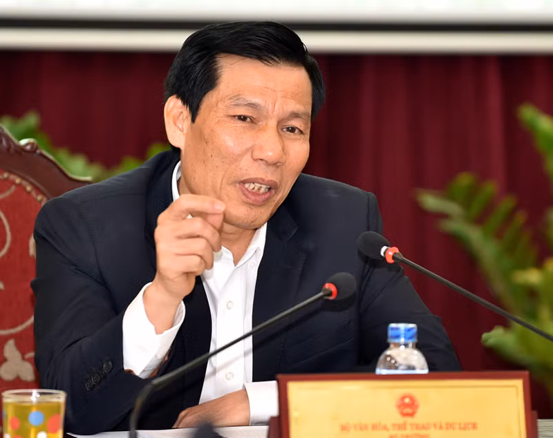 Bộ trưởng Bộ Văn hoá, Thể thao và Du lịch Nguyễn Ngọc Thiện.