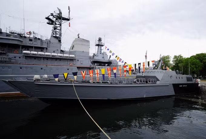 Tàu đổ bộ mới nhất Ivan Kartsov thuộc Project 21820 của Hải quân Nga.