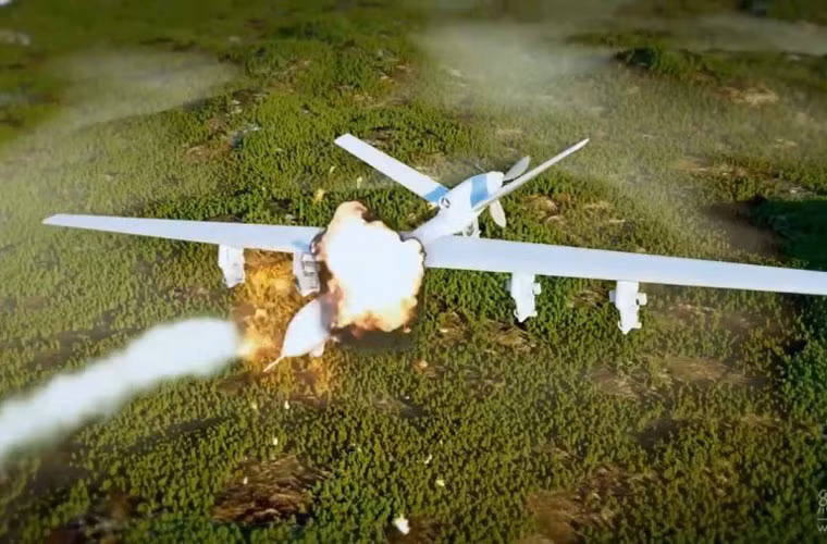 Hạ UAV.