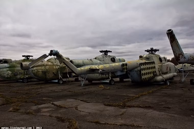 Các trực thăng Mi-8MTPB.