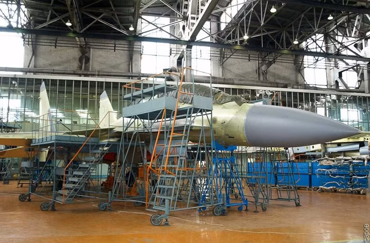 Tiêm kích đa năng Su-30SM được Sukhoi thiết kế dựa trên mẫu Su-30MKI xuất khẩu cho Không quân Ấn Độ.