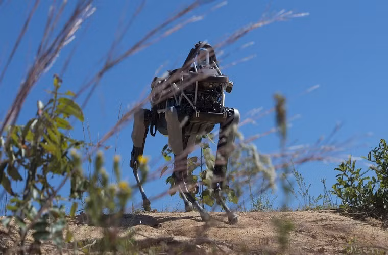 Suc manh robot chien truong Bigdog cua Quan doi My