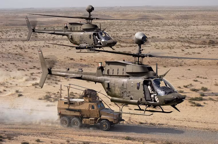 Bell OH-58 Kiowa là dòng trực thăng trinh sát/tấn công được hãng Bell phát triển cho Quân đội Mỹ sử dụng từ những năm 1960 đến nay. Quân đội Mỹ vẫn đang biên chế khoảng 360 chiếc OH-58 Kiowa với tất cả các biến thể. Tuy nhiên, số trực thăng này lại đang là gánh nặng ngân sách cho Quân đội Mỹ và nếu được cắt giảm nó sẽ giúp nước Mỹ tiết kiệm ít nhất là 12 tỷ USD.
