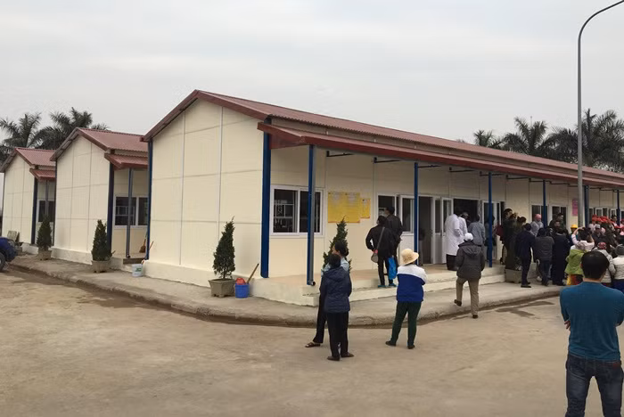 Các dãy nhà lưu trú của giai đoạn 1.