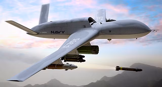 Máy bay không người lái Avenger có phi hành đoàn điều khiển từ xa bao gồm 2 người, nó có chiều dài tổng thể 13 mét, sải cánh có độ rộng 20 mét và có trọng lượng cất cánh tối đa vào khoảng 8,2 tấn. Nguồn ảnh: Inter.
