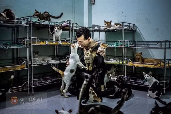 Khoảnh khắc hạnh phúc của Leo khi được vui đùa bên những "người bạn" của mình. Leo luôn tiếp nhận những trường hợp chó, mèo bị bỏ rơi. Anh có thể nói được tiếng Anh và tiếng Pháp, nếu bạn có đủ điều kiện, tình yêu thương để nhận nuôi chó, mèo hoặc nếu bạn có thể trợ giúp cho "Leo và những người bạn", hãy liên lạc với anh ấy qua facebook cá nhân tên Leopold Lee Vincent.