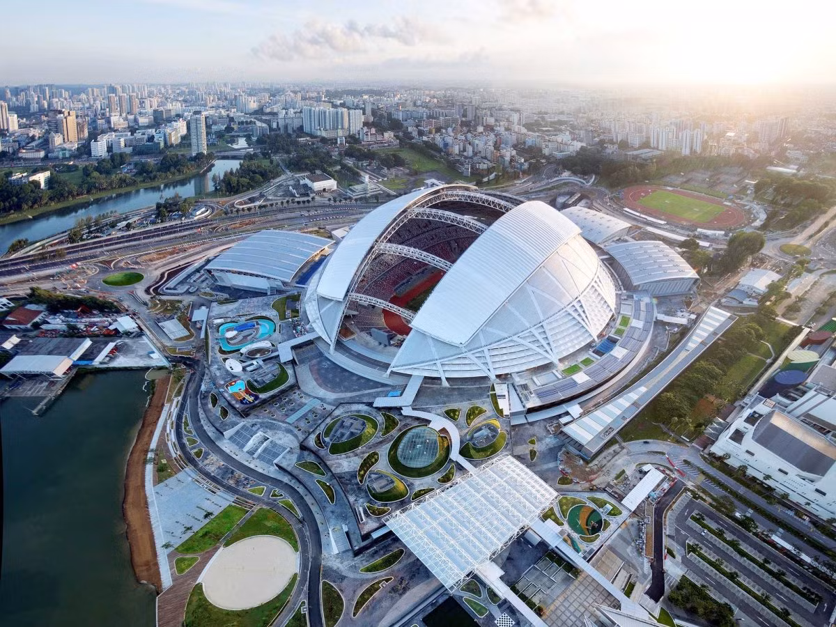 Sân vận động Sport Hub của Singapore.