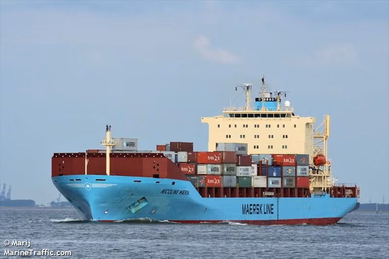 Tàu được hãng đóng tàu của Đan Mạch Maersk Line chế tạo vào năm 2000.