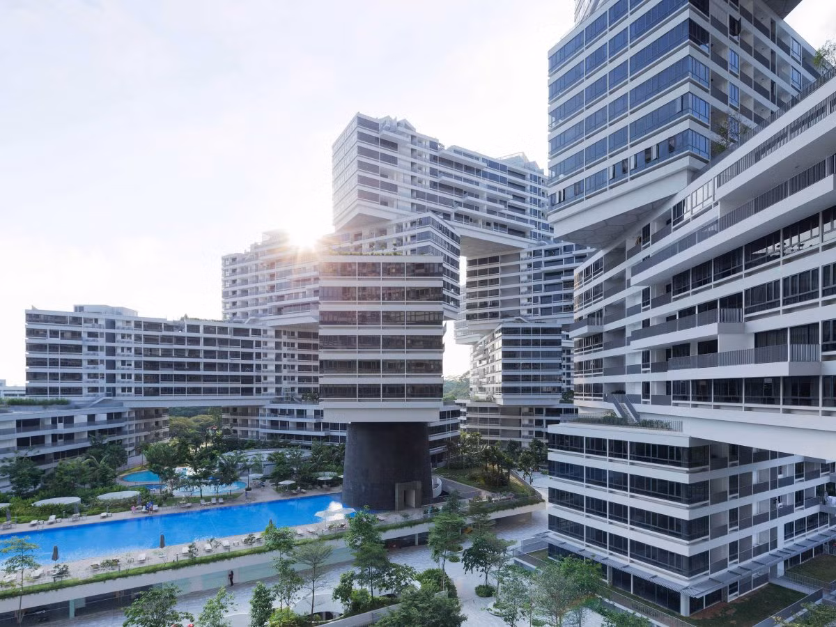 Khu nhà chung cư THE Interlace ở Singapore.