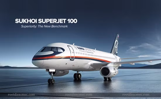 Chiếc Sukhoi Superjet 100 đầu tiên với 95 chỗ ngồi ra đời tháng 9/2007.