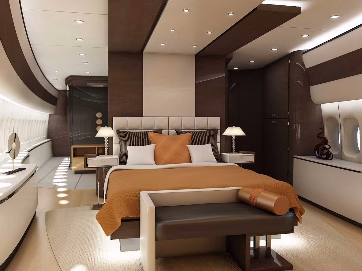 Mẫu Boeing 747-8 VIP được ví như những “cung điện trên bầu trời”.