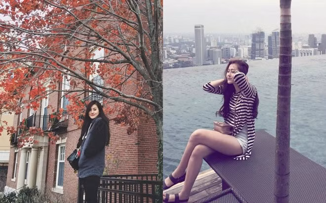 Hà Lade cũng thường xuyên nghỉ dưỡng ở các nước châu Âu và thiên đường giải trí châu Á như Thái Lan, Singapore, Đài Loan, Hàn Quốc... Cô cập nhật ảnh lên mạng mỗi khi đến các địa điểm này.