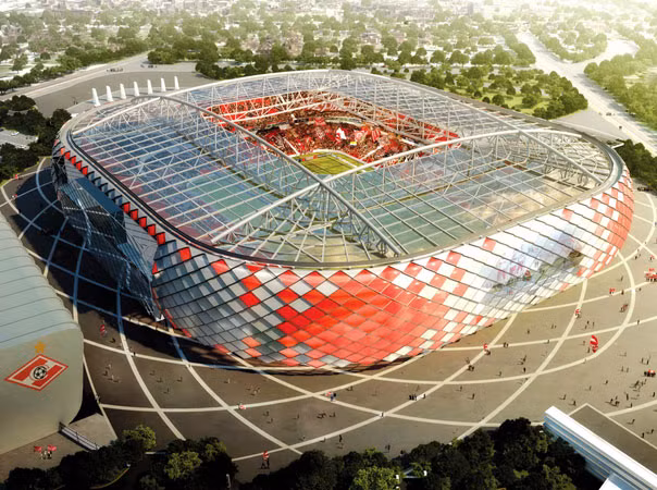 Sân Spartak ở Moscow. Sức chứa dự kiến: 44.000 chỗ ngồi.