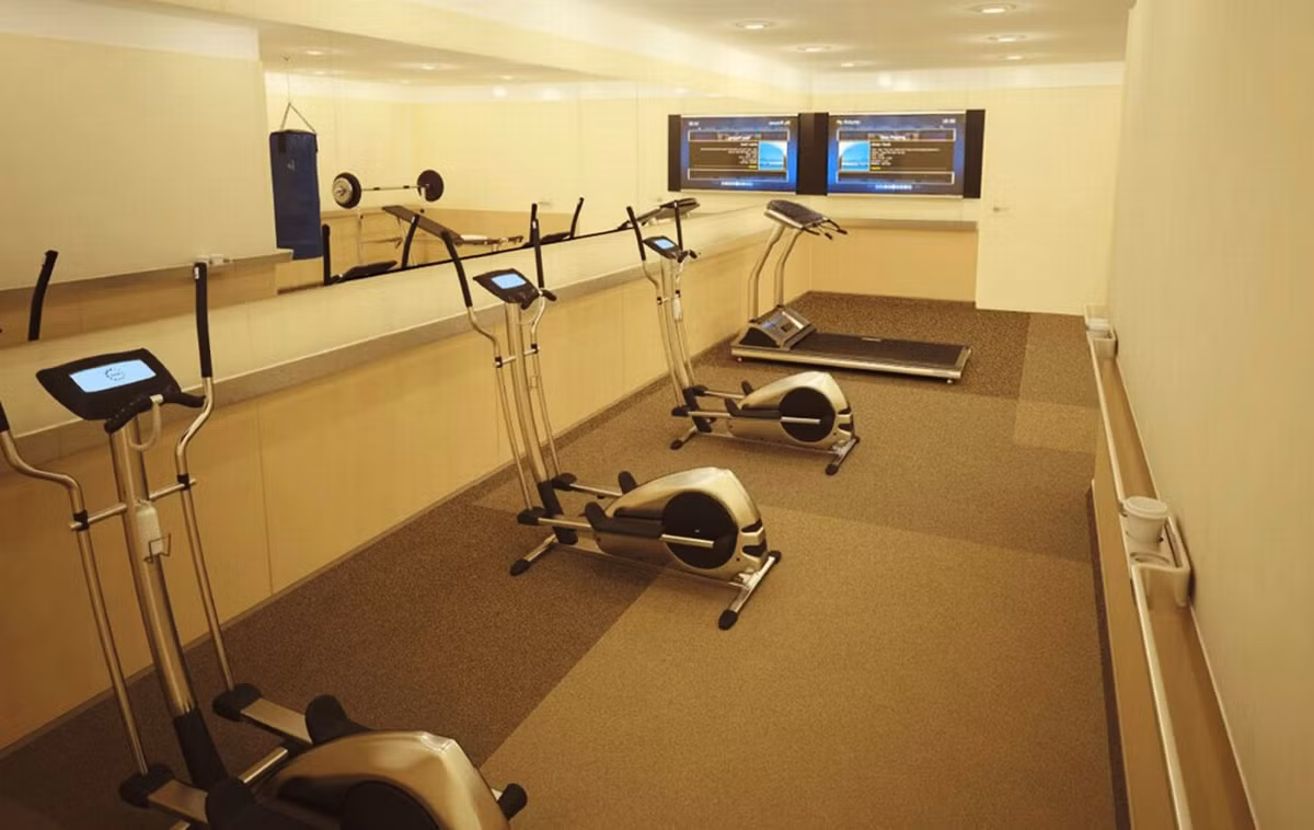 Phòng tập gym tiện nghi dành cho Tổng thống.