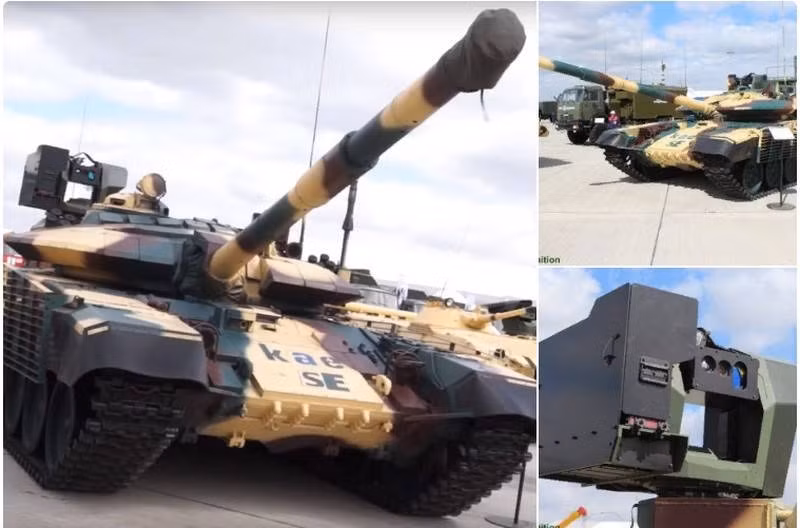 Ngoài ra, hệ thống vũ khí chính của T-72 với gói nâng cấp mới vẫn là pháo nòng trơn 125mm 2A46 cùng súng máy đồng trục PKT 7.62mm, trong khi đó súng máy phòng không NSV 12.7mm trên tháp pháo của T-72 được nâng cấp trở thành tổ hợp vũ khí tự động điều khiển từ xa và được đặt lùi về phía sau tháp pháo ngay vị trí chỉ huy xe.