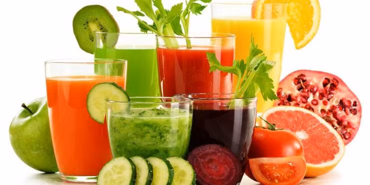 1. Nước ép quả tươi: Nước ép quả tươi là một cách dễ dàng để giảm căng thẳng vì lượng vitamin và khoáng chất. Bạn có thể thêm nước trái cây tươi và nước ép trái cây tươi vào chế độ ăn uống hàng ngày để tránh căng thẳng. Ảnh: benessereottimale.it.