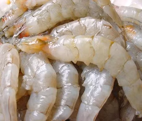 3. Miến nấu tôm tươi. Nguyên liệu: Miến, nấm hương, hành tím, tôm, muối, bột ngọt, hành lá, dầu ăn, tiêu. Miến rửa sơ qua nước cho sạch bụi bẩn, để ráo. Tôm tươi rửa sạch, bóc vỏ, ướp với hạt nêm cho ngấm gia vị. Ảnh: agora.com.vn.