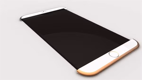 Concept iPhone 7 được tích hợp một màn hình Curved Retina HD gắn vào 2 cạnh trên và dưới, trông rất lạ mắt. Cạnh trên bao gồm máy ảnh trước sau, loa thoại trong khi bên dưới là pin, loa ngoài, jack cắm tai nghe, cổng sạc và cảm biến Touch ID.