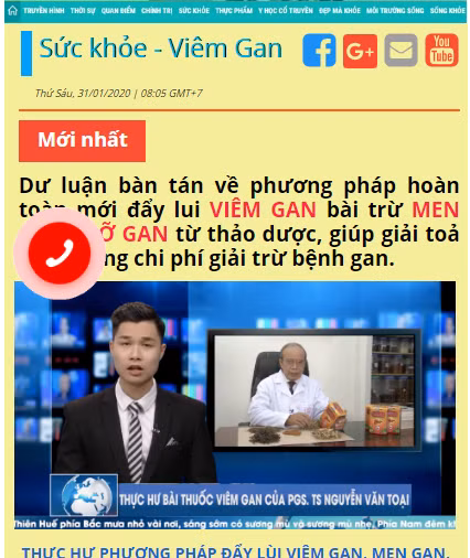 Ai dung sau cac quang cao TPBVSK Dai Kien Can “chua” viem gan?