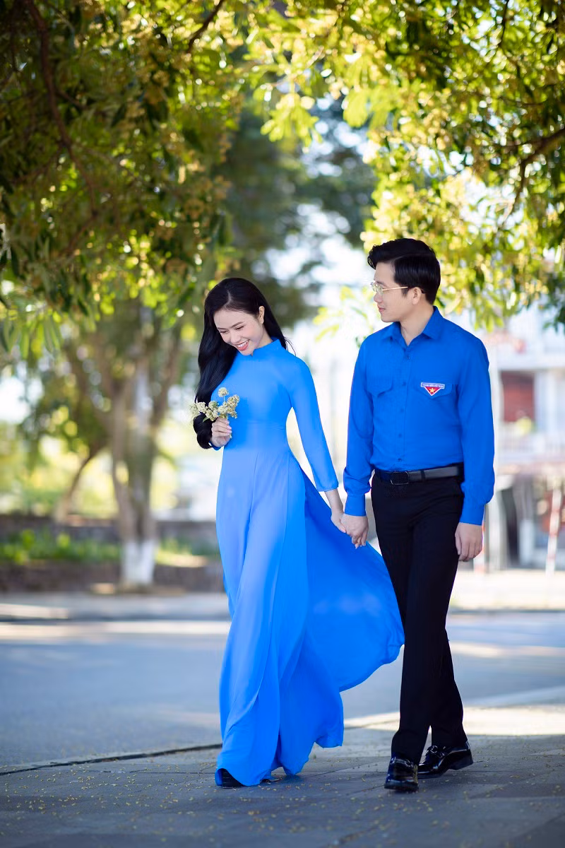 Đám cưới của Lương Hải Yến và Nguyễn Tiến Thịnh diễn ra chính thức vào ngày 3/12, tại nhà gái ở thị trấn Chũ, Lục Ngạn, Bắc Giang.