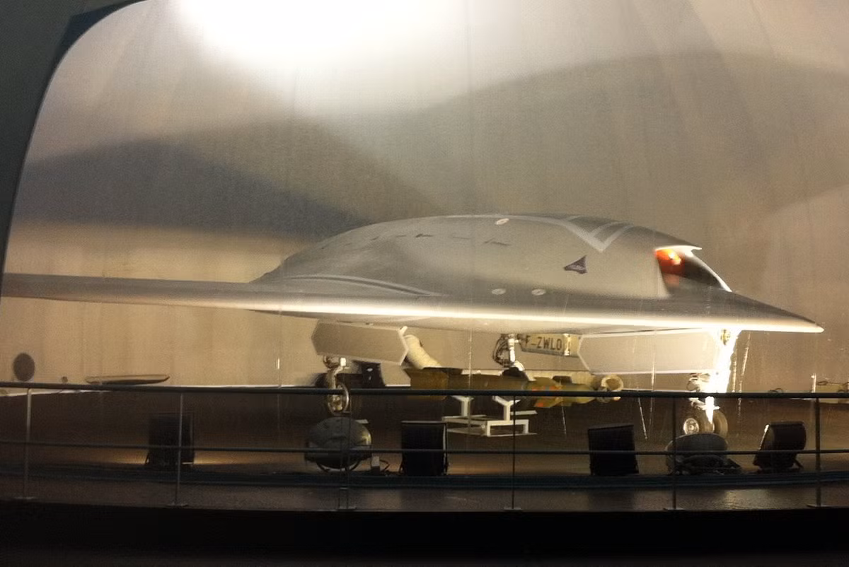 Mô hình FCAS được Pháp trưng bày. Ảnh: Sputnik.