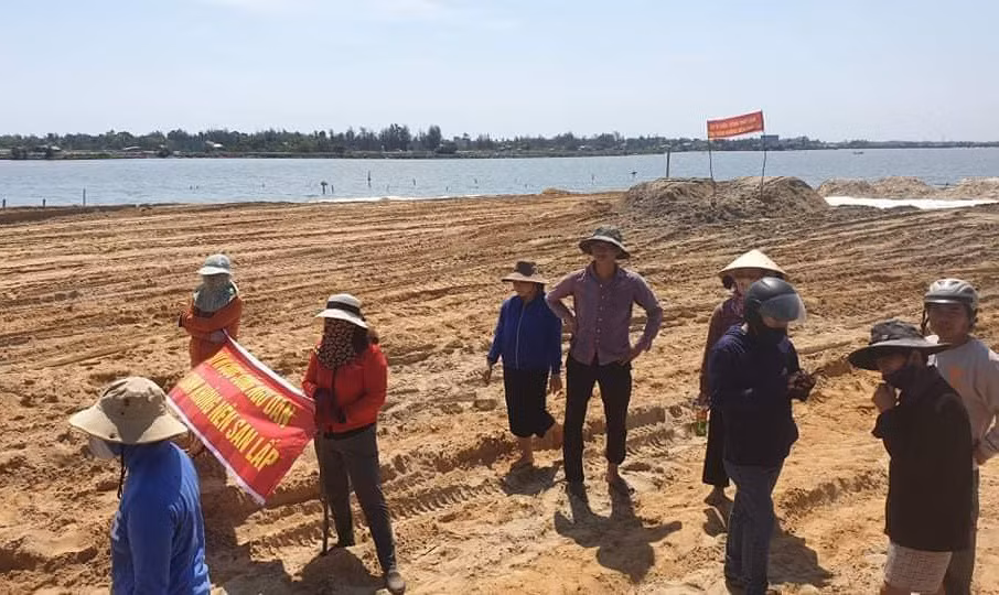 Nguoi dan Nui Thanh phan ung lap vinh An Hoa lam du an