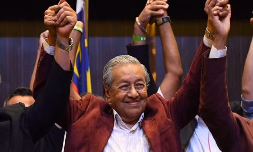 Tân Thủ tướng Malaysia Tun Dr Mahathir Mohamad. Ảnh: Sky News