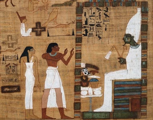 Sau khi qua đời, người chết sẽ chết ở một nơi gọi là Duat. Nơi này do thần Osiris - vị thần của sự sống và cái chết - cai quản.