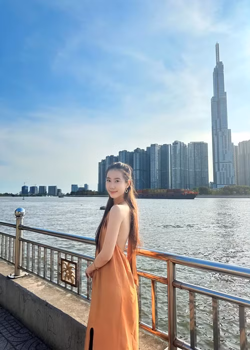 Hà Phương được dự đoán sẽ tiến sâu trong chung kết Hoa hậu Hòa bình Việt Nam 2023 diễn ra tối ngày 27/8. Ảnh: FBNV.