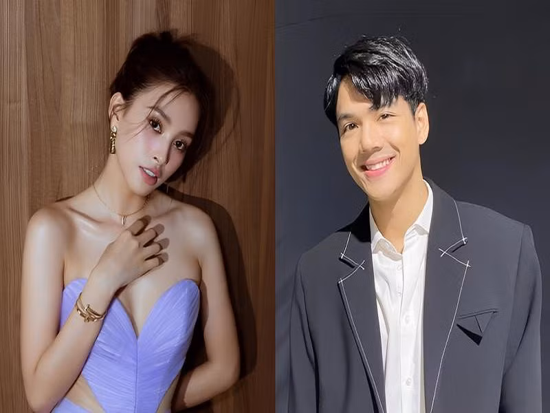 Cư dân mạng cũng phát hiện nam diễn viên Thái Lan âm thầm theo dõi Tiểu Vy trên mạng xã hội và chăm chỉ thả tim cho các bài đăng của nàng hậu. Ảnh: Saostar.