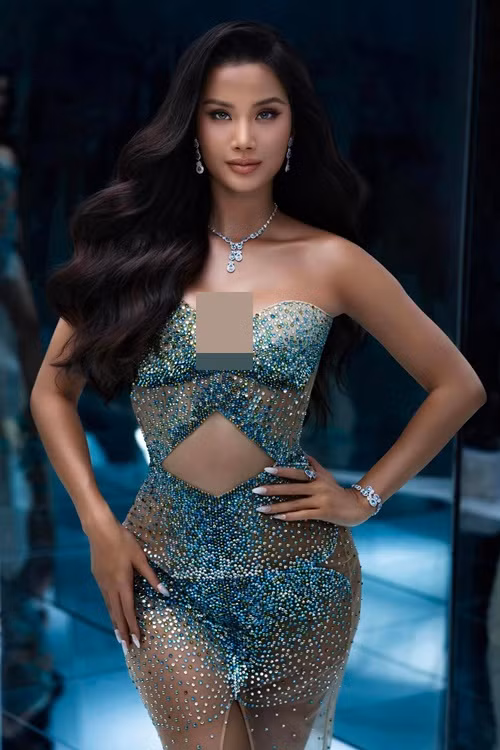Fanpage cuộc thi Miss Universe Vietnam 2023 vừa đăng tải hình ảnh dự thi của Hương Ly.