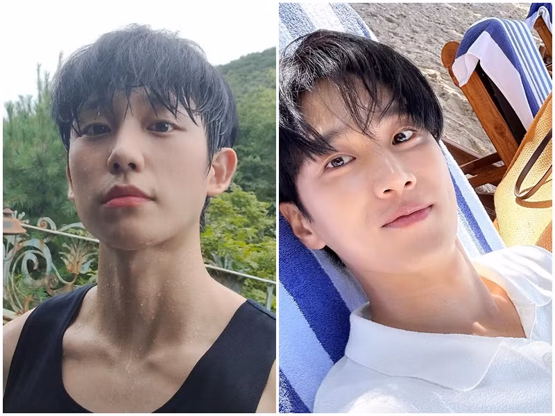 Cả hai sở hữu gương mặt điển trai, nam tính. Ảnh: Instagram.