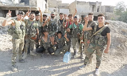 Anh moi nhat quan doi Syria dai thang o Dong Damascus