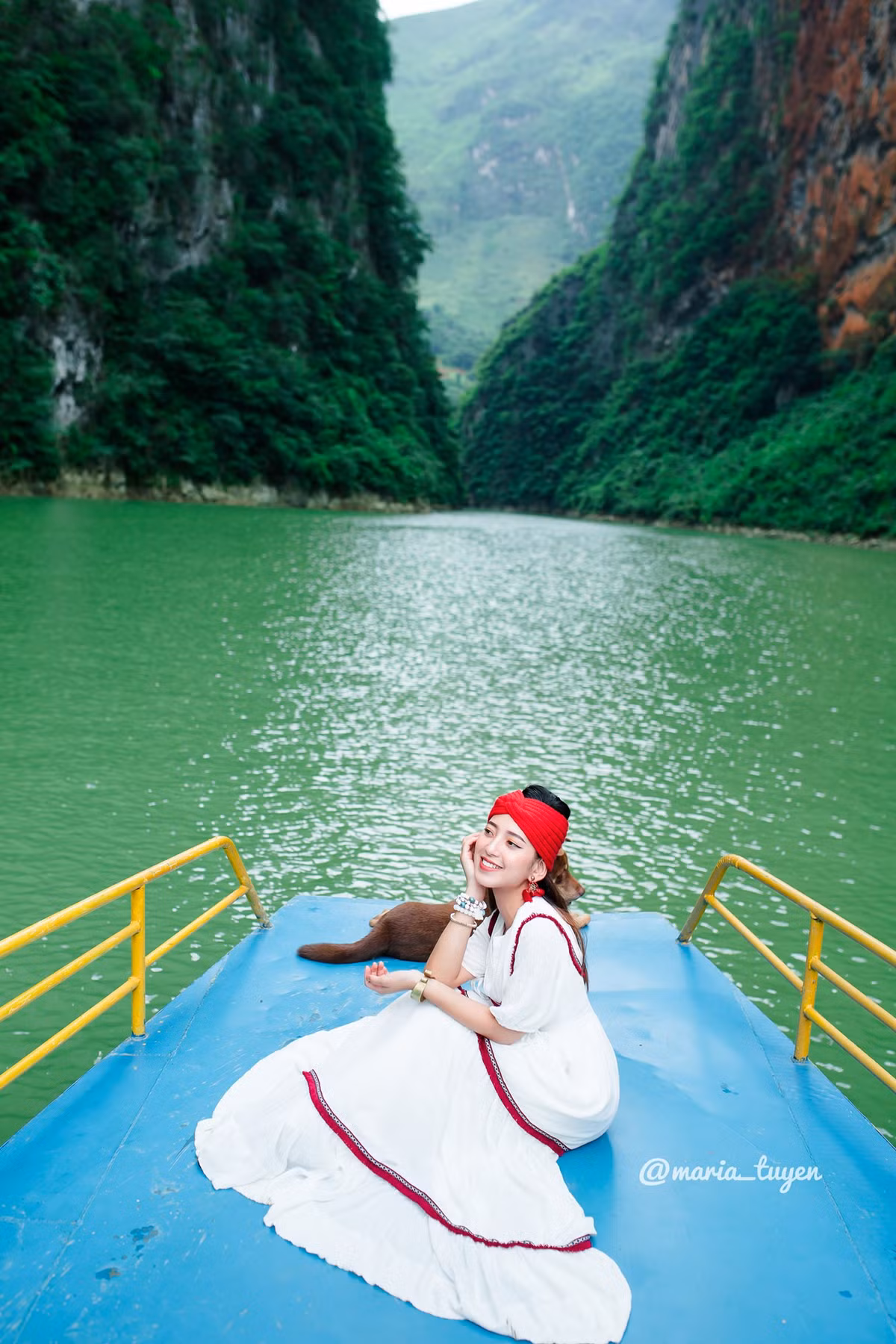 Dù mới đưa vào khai thác cách đây chưa lâu nhưng đây là một trong những dịch vụ rất hút khách ở Hà Giang. Ảnh: Maria Tuyền