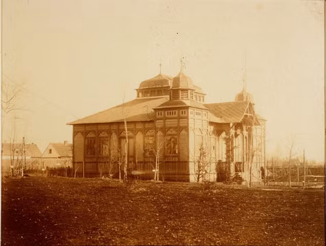 Trong vườn Bách thảo Zagreb, 1892. Ảnh: Vintag.