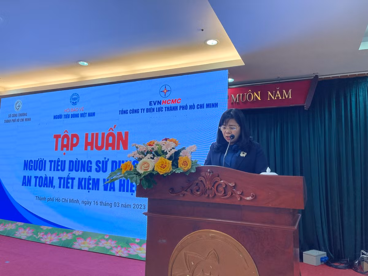 Tập huấn “Người tiêu dùng sử dụng điện an toàn, tiết kiệm và hiệu quả" - Hình 4 Tap huan “Nguoi tieu dung su dung dien an toan, tiet kiem va hieu qua