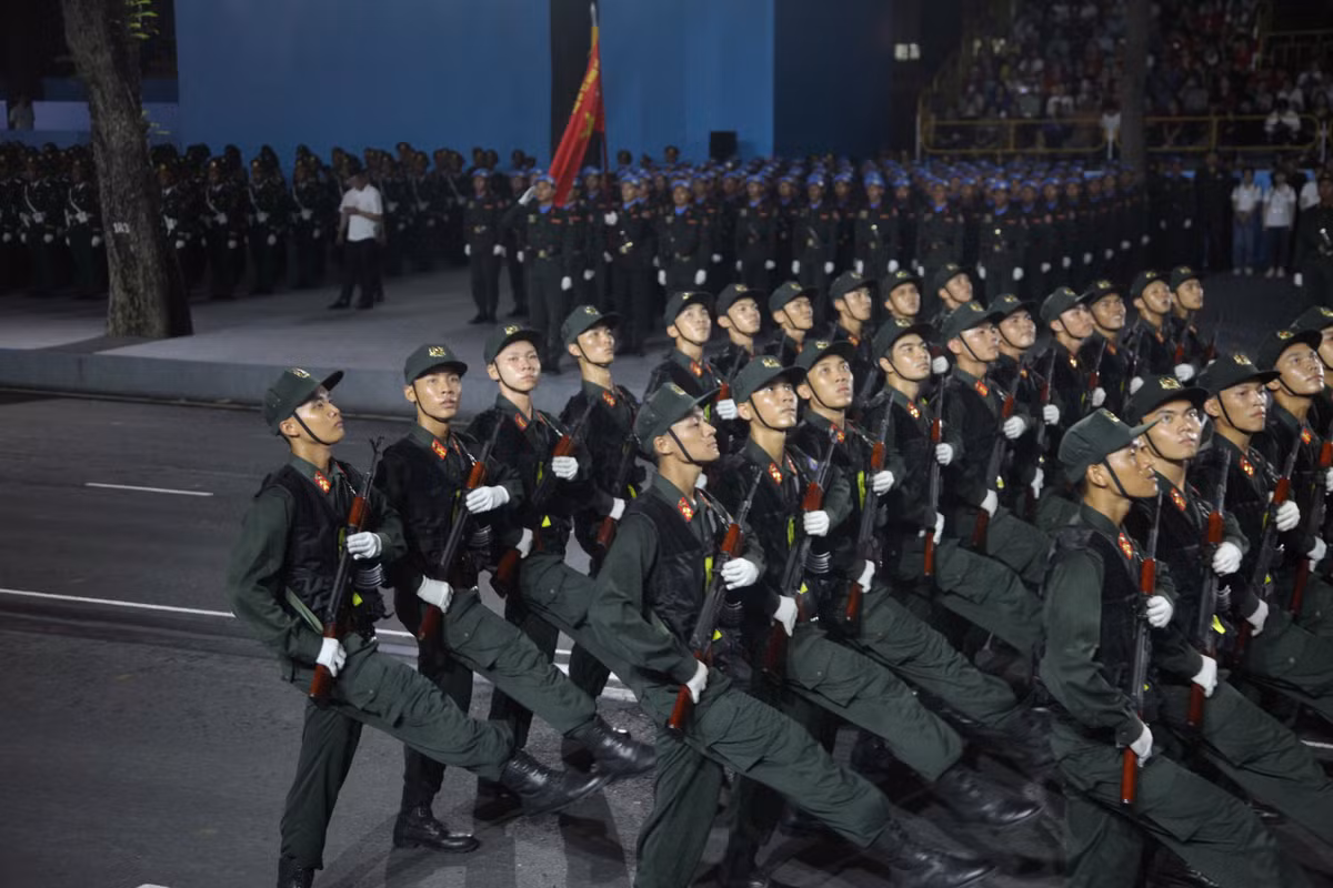 Đây cũng là một trong những điểm nhấn đáng chú ý trong đêm sơ duyệt phục vụ đại lễ 30/4 là sự kiện chính trị, lịch sử trọng đại của đất nước.