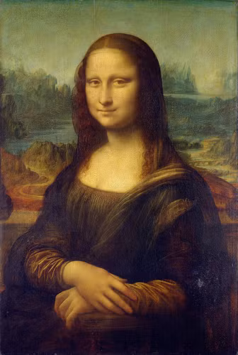 3. Nàng Mona Lisa: Chúng ta đều biết rằng, nàng Mona Lisa là bức tranh nổi tiếng do họa sĩ Leonardo da Vinci vẽ có một đặc trưng là không có lông mày và lông mi.