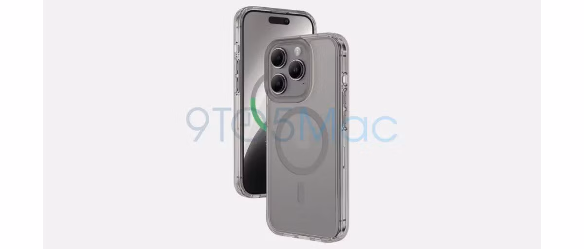 Theo 9to5mac, iPhone 15 Pro và iPhone 15 Pro Max sẽ không có tùy chọn màu vàng như các phiên bản trước. Apple thay thế bằng màu Titan Grey. Phiên bản màu này sẽ có sự tương phản tối hơn so với bạc và sáng hơn so với đen không gian. (Ảnh: 9to5mac)