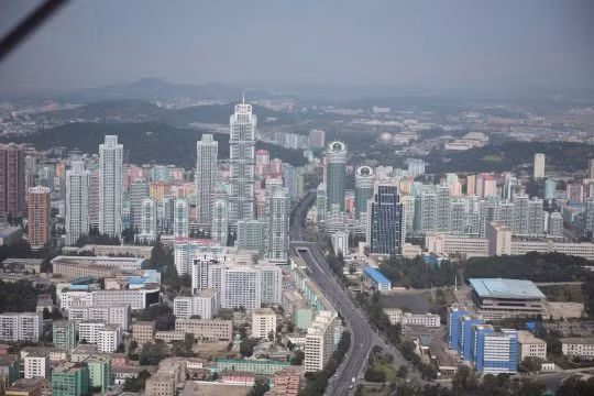 Khu dân cư cao cấp Ryomyong Street ở thủ đô của đất nước Triều Tiên. Ảnh: NK News.