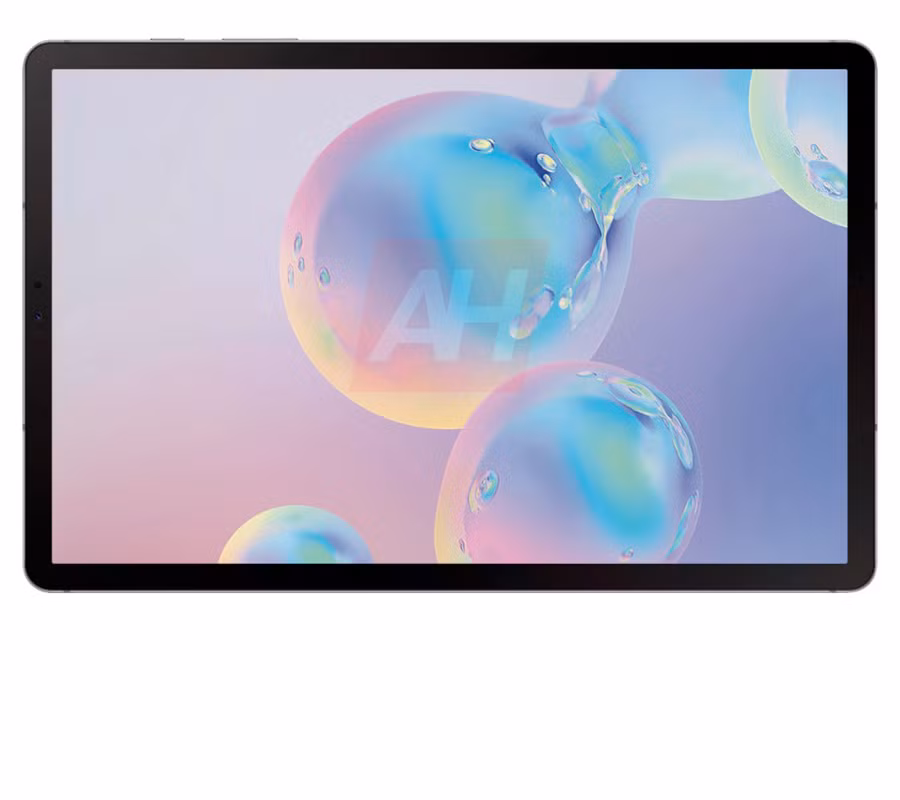 Về tổng thể, thiết kế của Tab S6 không thay đổi nhiều so với thế hệ tiền nhiệm S4 trước đó. Vẫn là màn hình lớn với viền mỏng cả 4 cạnh. Các viền bo cong mềm mại, mang đậm hơi thở của đối thủ Apple iPad. Cạnh dưới của máy sẽ là cụm loa và cổng kết nối Type-C. Tab S6 sẽ được trang bị hệ thống âm thanh AKG.