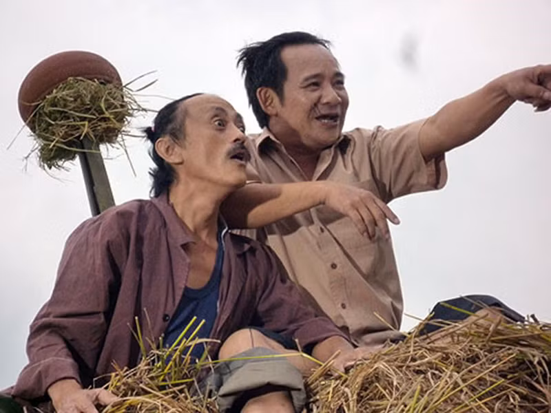 Sự kết hợp giữa Giang Còi và Quang Tèo vô cùng ăn ý, để lại ấn tượng sâu sắc với khán giả. Ảnh: Người đưa tin