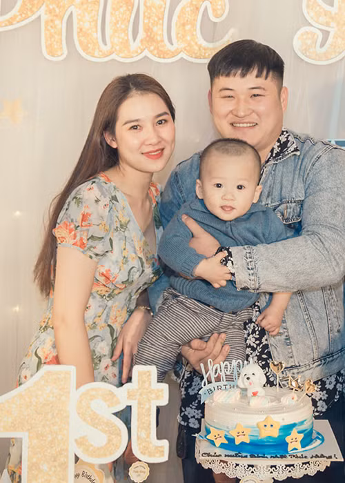 Vợ chồng Lưu Mạnh Dũng hiện có một cậu con trai.