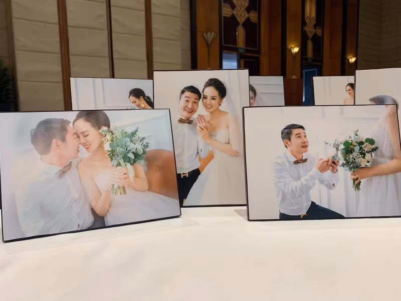 Sau lễ ăn hỏi, Công Lý - Ngọc Hà tổ chức tiệc cưới tại một khách sạn trên đường Lý Thường Kiệt vào tối nay (ngày 2/1). Ảnh: Đất Việt
