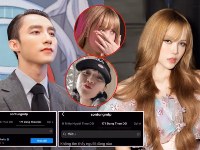 Gần đây, mối quan hệ giữa Sơn Tùng M-TP với bạn gái tin đồn 8 năm Thiều Bảo Trâm và “gà cưng” Hải Tú gây xôn xao dư luận. Nhiều người đặt nghi vấn Hải Tú chen vào chuyện tình cảm của Sơn Tùng M-TP và Thiều Bảo Trâm. Ảnh: Saostar